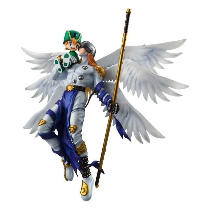 DIGIMON ADVENTURE - Angemon & Takaishi Takeru Pvc Figure G.E.M.