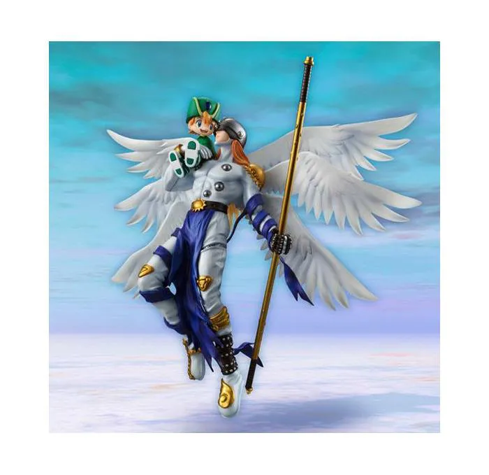 DIGIMON ADVENTURE - Angemon & Takaishi Takeru Pvc Figure G.E.M.