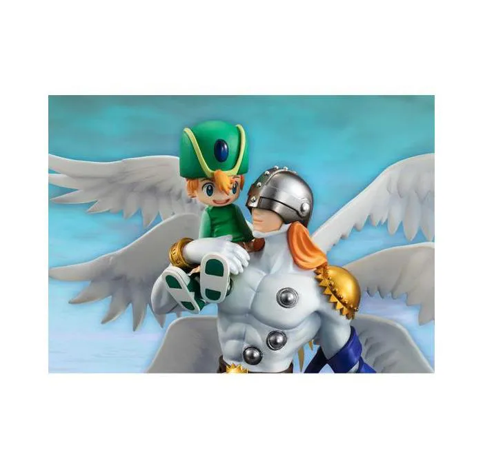 DIGIMON ADVENTURE - Angemon & Takaishi Takeru Pvc Figure G.E.M.