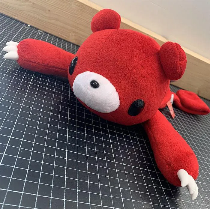 GLOOMY - Chax GP SL CGP-142 Upside Down Pouch Waist Bag Bloody Red Plush