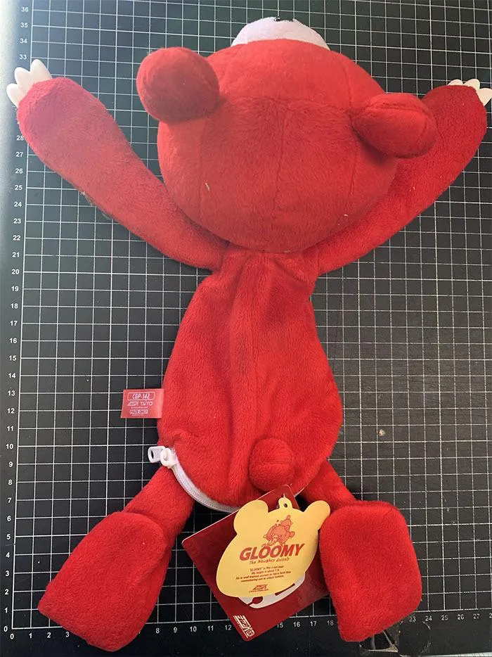 GLOOMY - Chax GP SL CGP-142 Upside Down Pouch Waist Bag Bloody Red Plush