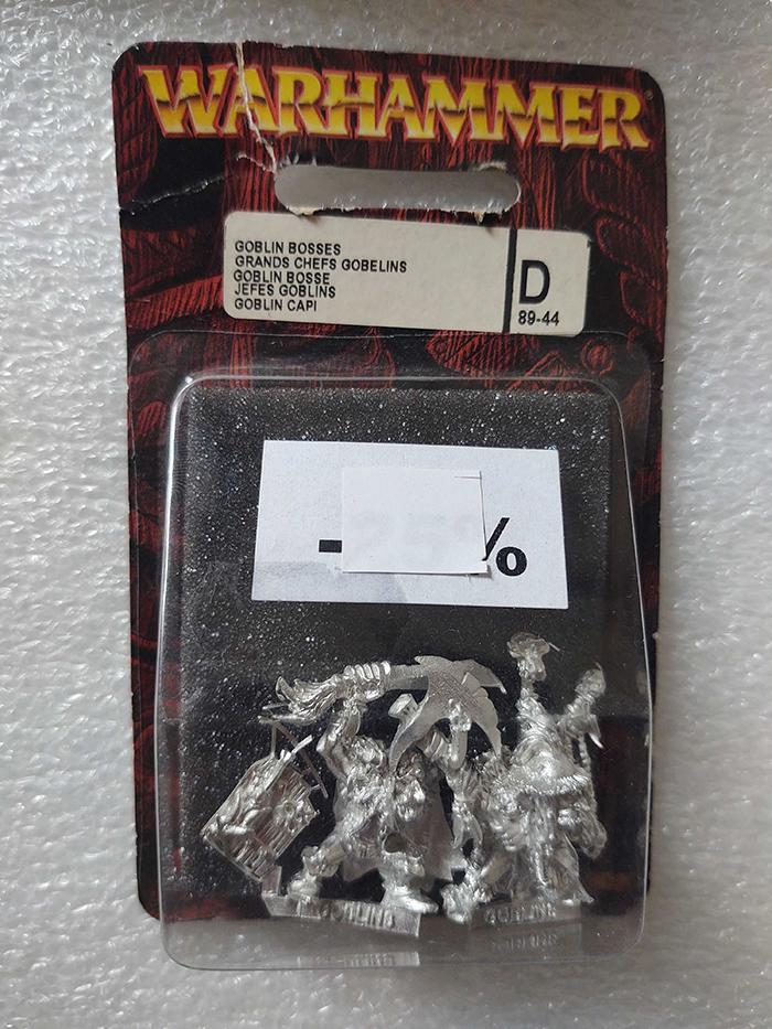 WARHAMMER FANTASY - Goblin Bosses 89-44