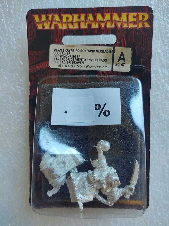 WARHAMMER FANTASY - Clan Skryre Poison Wind Globadiers 90-47 Ver.B