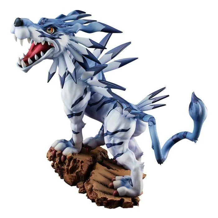 DIGIMON ADVENTURE - Garurumon Battle Ver. Pvc Figure Precious G.E.M.
