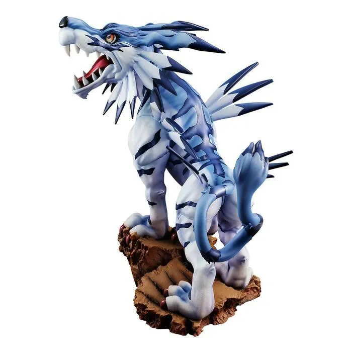 DIGIMON ADVENTURE - Garurumon Battle Ver. Pvc Figure Precious G.E.M.