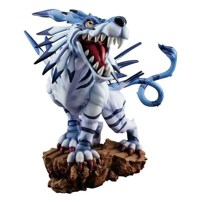 DIGIMON ADVENTURE - Garurumon Battle Ver. Pvc Figure Precious G.E.M.