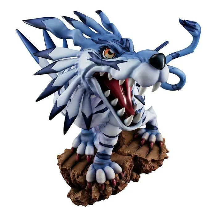 DIGIMON ADVENTURE - Garurumon Battle Ver. Pvc Figure Precious G.E.M.