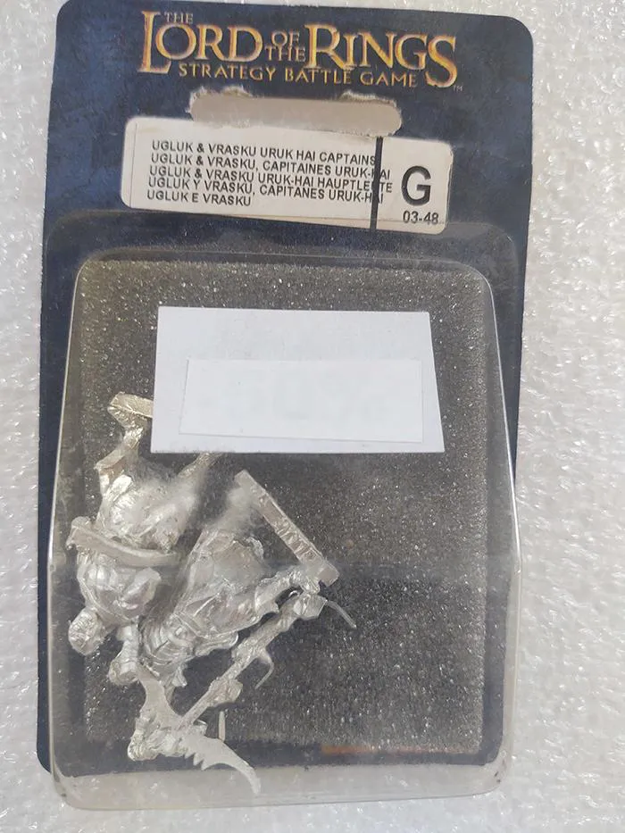 LORD OF THE RINGS - Ugluk e Vrasku Uruk Hai Captains 03-48