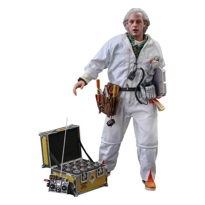 RITORNO AL FUTURO - Back to the Future - Doc Brown Deluxe Ver. 1/6 Action Figure 12" MMS610