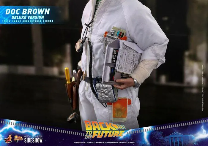 RITORNO AL FUTURO - Back to the Future - Doc Brown Deluxe Ver. 1/6 Action Figure 12" MMS610