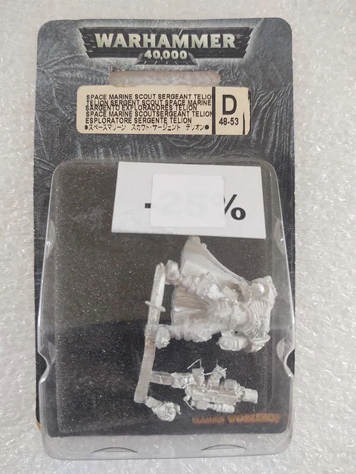 WARHAMMER 40K - Space Marine Scout Sergeant Telion 48-53