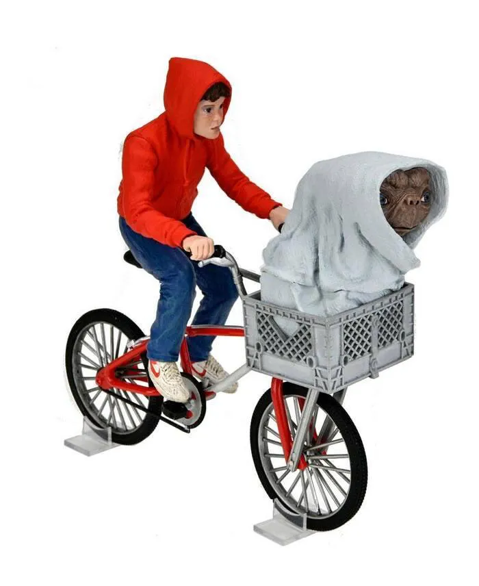 E.T. the Extra-Terrestrial - Elliott & E.T. on Bicycle Action Figure