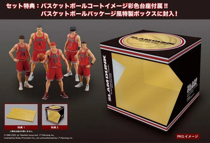 SLAM DUNK - Shohoku Starting Member Set 5-Pack Pvc Figures