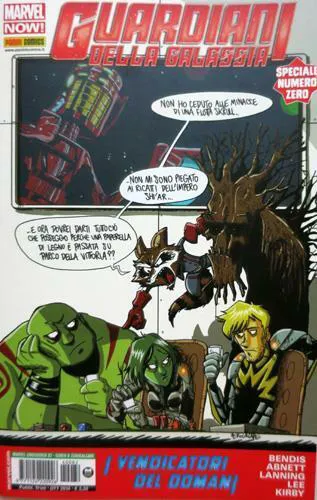 GUARDIANI DELLA GALASSIA SPECIALE NUMERO ZERO MARVEL CROSSOVER 82 COVER B ZEROCALCARE