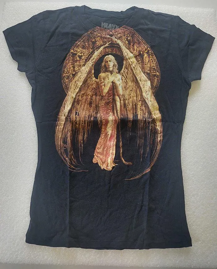 T-SHIRT - Luis Royo White Angel - Size Girl L