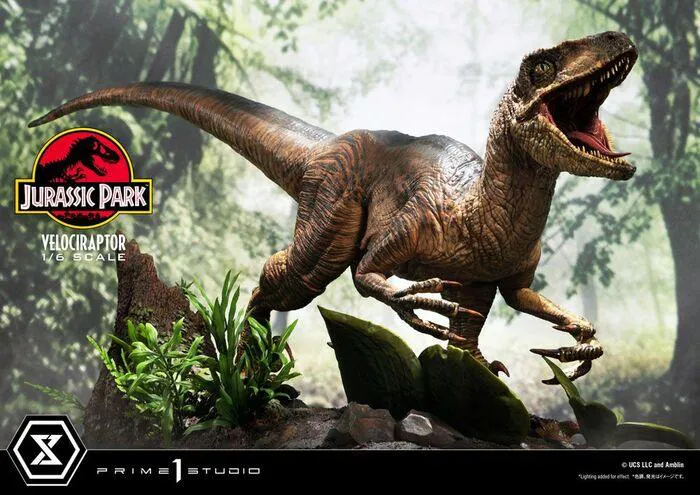 JURASSIC PARK - Legacy Museum Collection - Velociraptor Attack 1/6 Polystone Statue