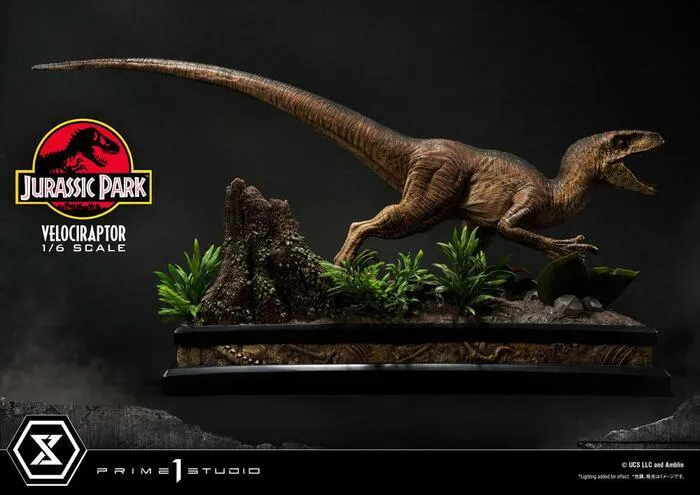 JURASSIC PARK - Legacy Museum Collection - Velociraptor Attack 1/6 Polystone Statue