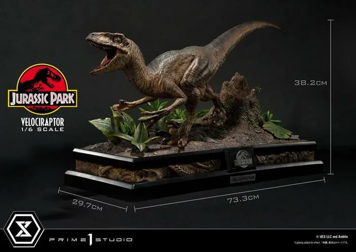 JURASSIC PARK - Legacy Museum Collection - Velociraptor Attack 1/6 Polystone Statue