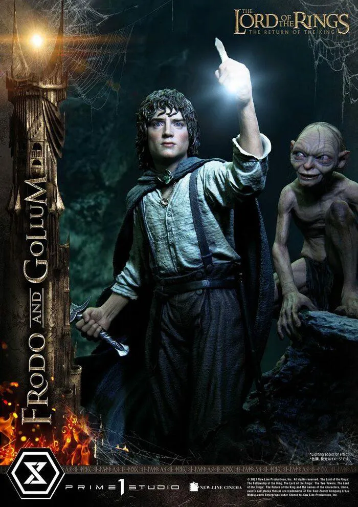 LORD OF THE RINGS - Frodo & Gollum Bonus Ver. 1/4 Polystone Statue