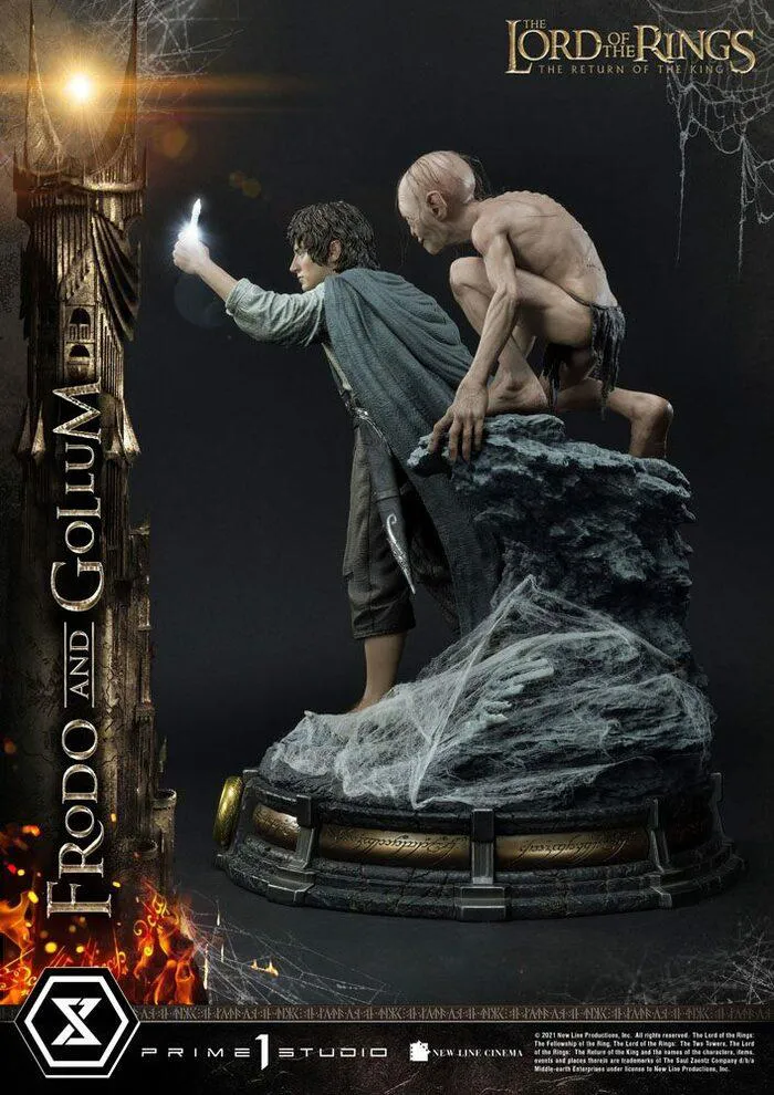 LORD OF THE RINGS - Frodo & Gollum Bonus Ver. 1/4 Polystone Statue