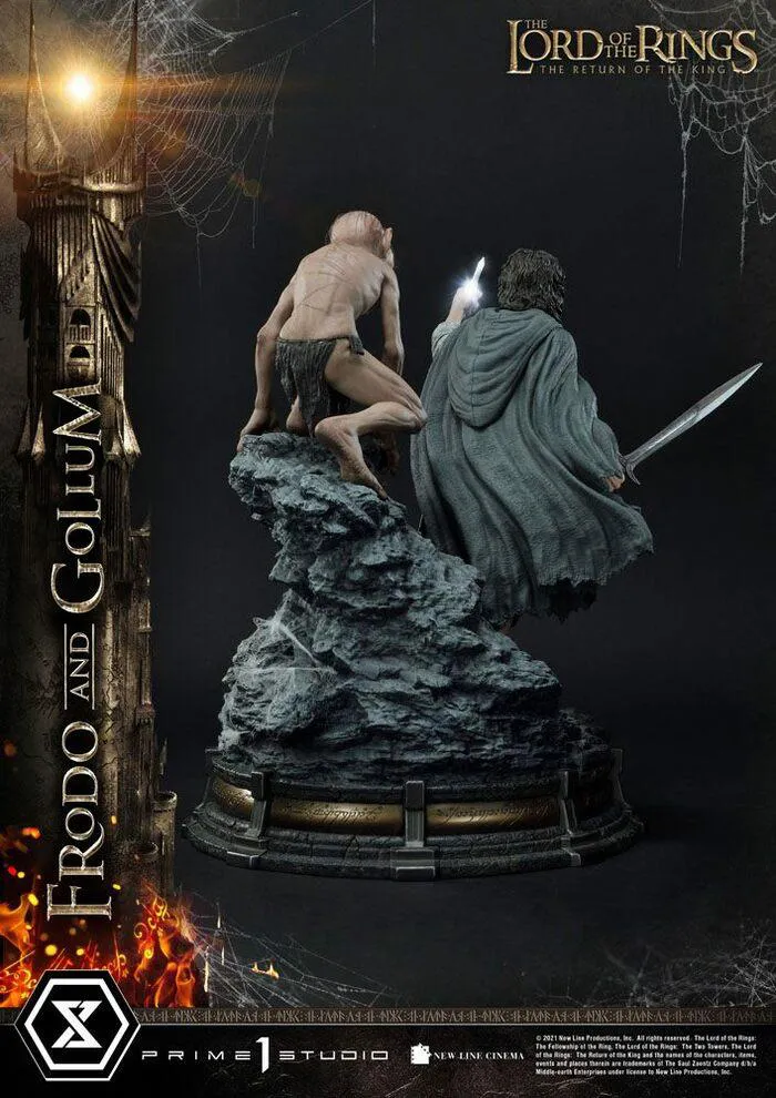 LORD OF THE RINGS - Frodo & Gollum Bonus Ver. 1/4 Polystone Statue