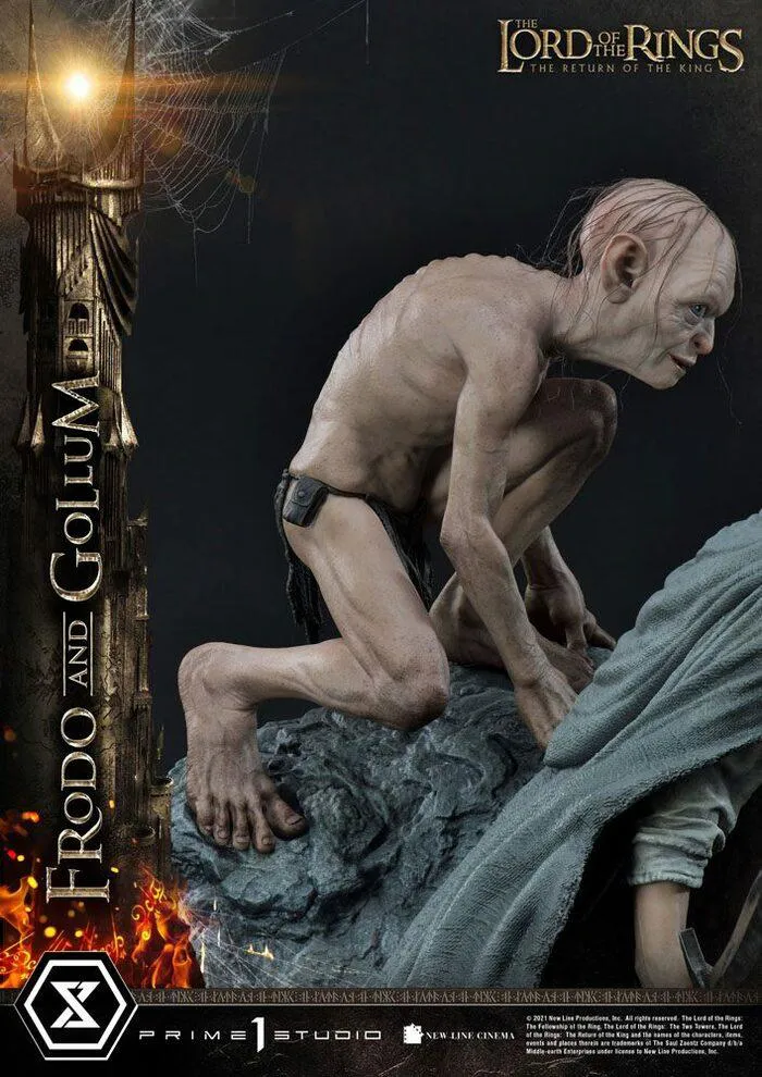 LORD OF THE RINGS - Frodo & Gollum Bonus Ver. 1/4 Polystone Statue
