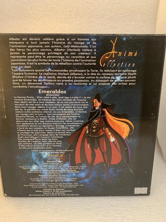 CAPITAN HARLOCK - Queen Emeraldas Polystone Statue