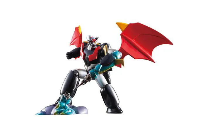 MAZINGER - Super Modeling Tamashii Impact Collection - Shin Mazinger Z + God scrambler & Dedicated Pedestal Mini Figure