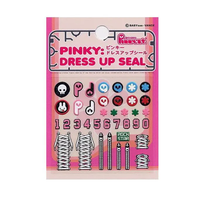 PINKY STREET - Pinky Dress up Sticker #01