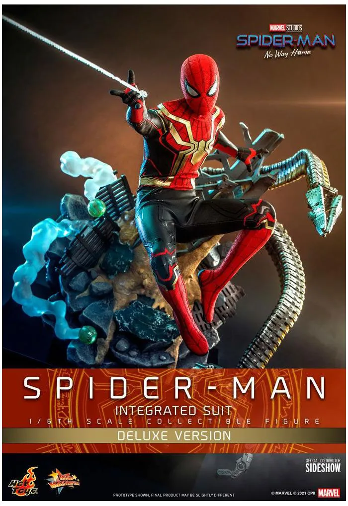 SPIDER-MAN - No Way Home - Spider-Man Integrated Suit Deluxe Ver. 1/6 Action Figure 12" MMS624
