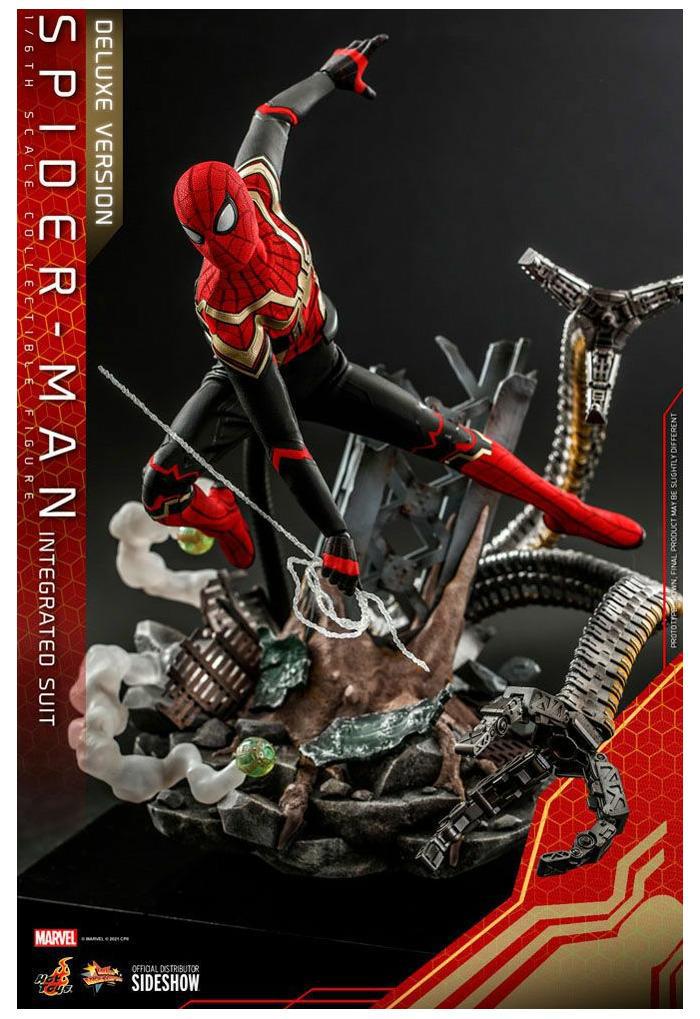 SPIDER-MAN - No Way Home - Spider-Man Integrated Suit Deluxe Ver. 1/6 Action Figure 12" MMS624