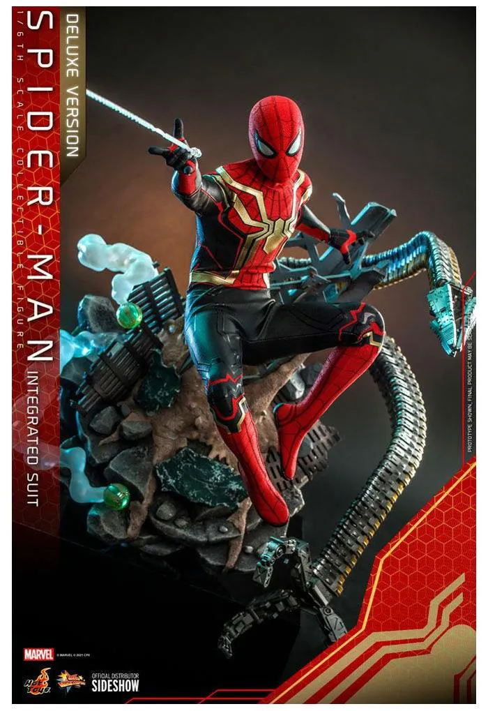 SPIDER-MAN - No Way Home - Spider-Man Integrated Suit Deluxe Ver. 1/6 Action Figure 12" MMS624