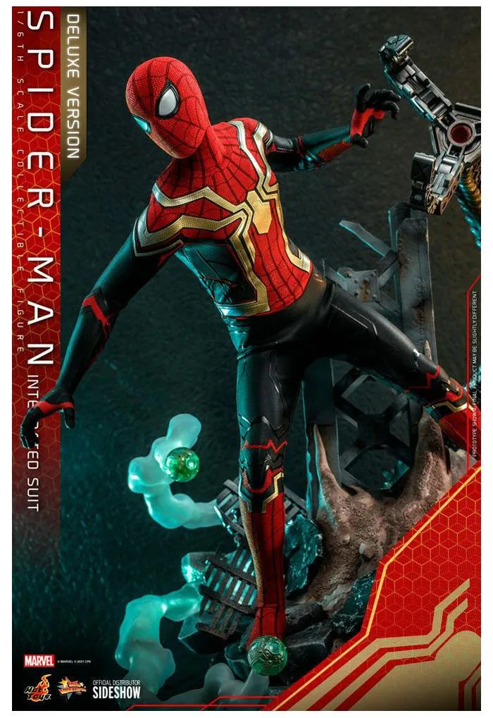 SPIDER-MAN - No Way Home - Spider-Man Integrated Suit Deluxe Ver. 1/6 Action Figure 12" MMS624