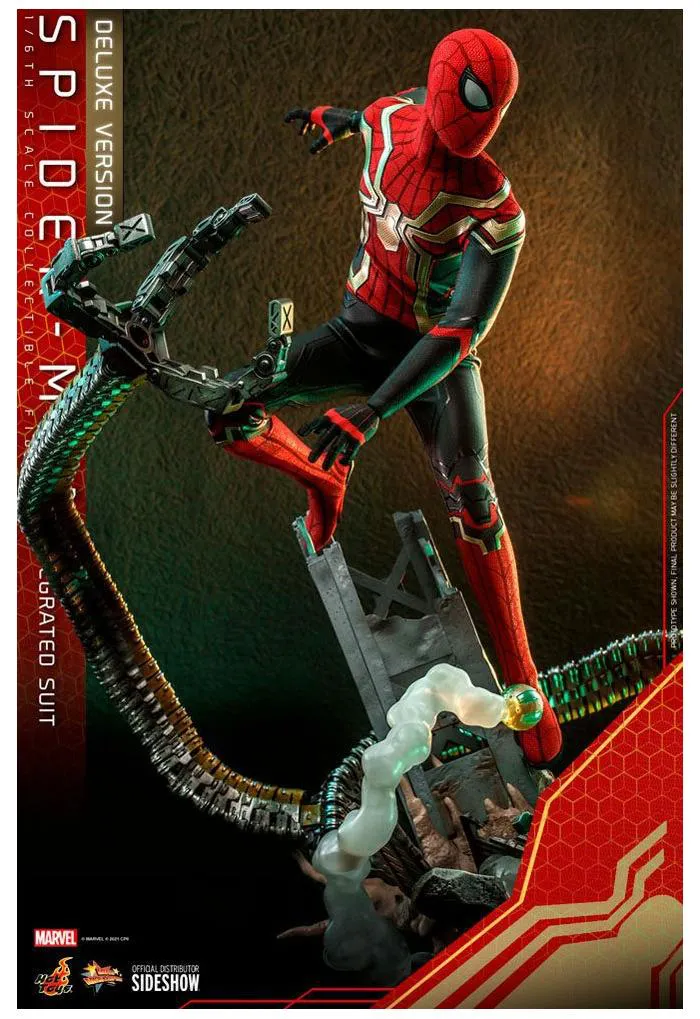SPIDER-MAN - No Way Home - Spider-Man Integrated Suit Deluxe Ver. 1/6 Action Figure 12" MMS624