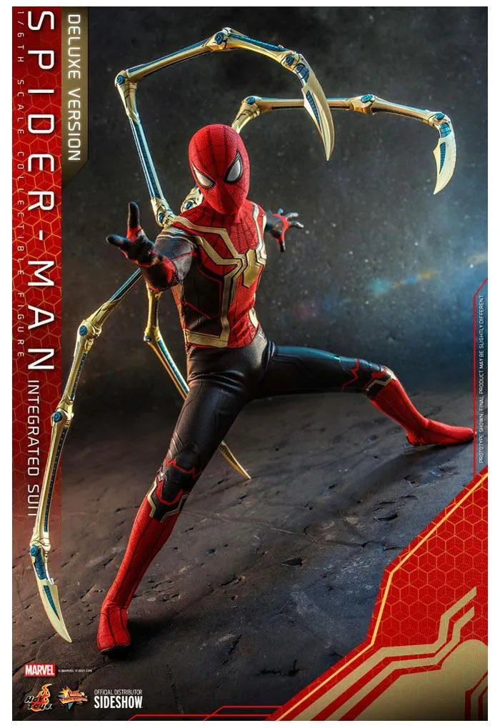 SPIDER-MAN - No Way Home - Spider-Man Integrated Suit Deluxe Ver. 1/6 Action Figure 12" MMS624
