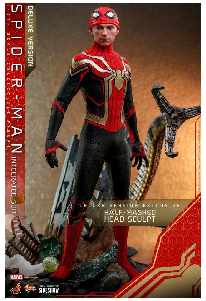 SPIDER-MAN - No Way Home - Spider-Man Integrated Suit Deluxe Ver. 1/6 Action Figure 12" MMS624