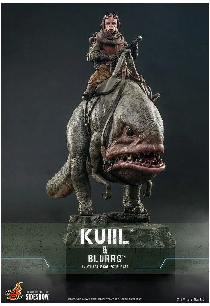 STAR WARS - The Mandalorian - Kuiil & Blurrg 2-Pack 1/6 Action Figure 12" TMS049