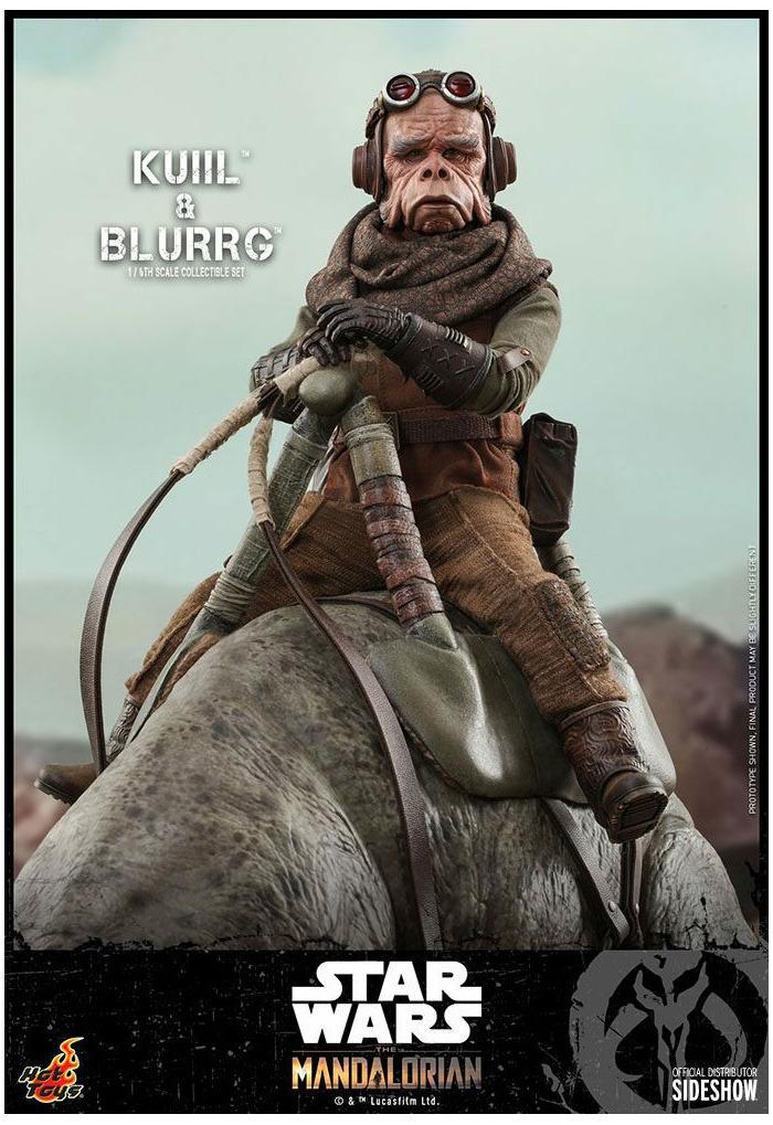 STAR WARS - The Mandalorian - Kuiil & Blurrg 2-Pack 1/6 Action Figure 12" TMS049