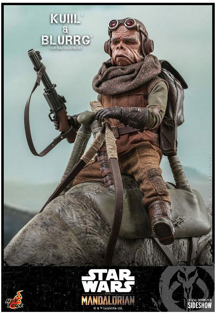 STAR WARS - The Mandalorian - Kuiil & Blurrg 2-Pack 1/6 Action Figure 12" TMS049