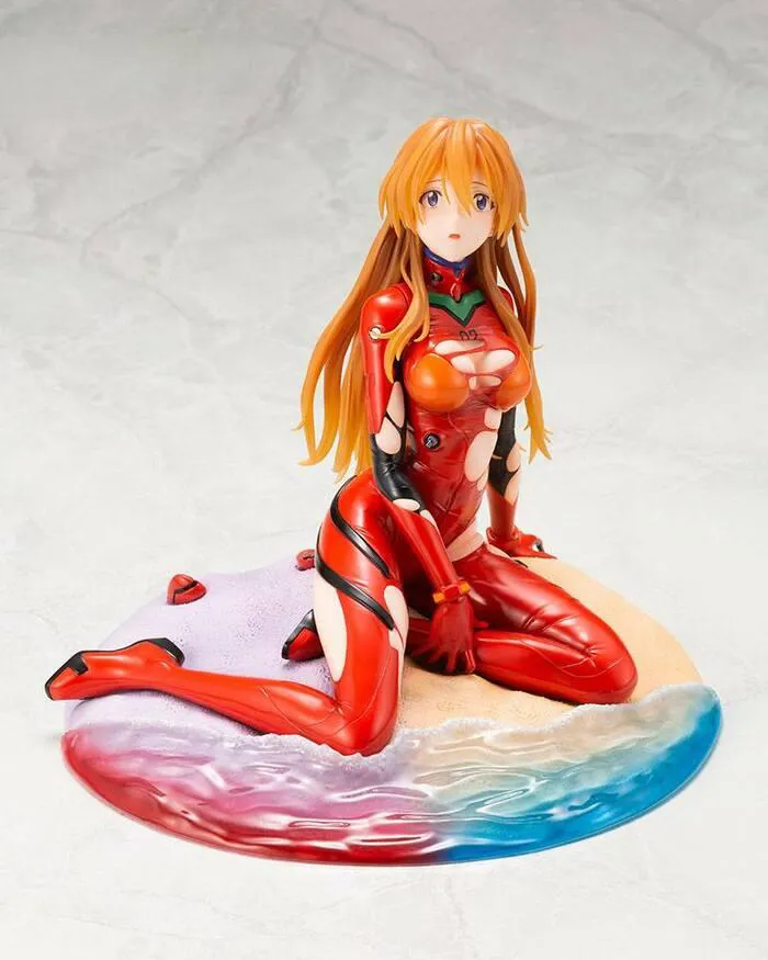 EVANGELION - 3.0+1.0 Thrice Upon a Time - Asuka Langley Last Scene 1/6 Pvc Figure Statue - Damaged Box