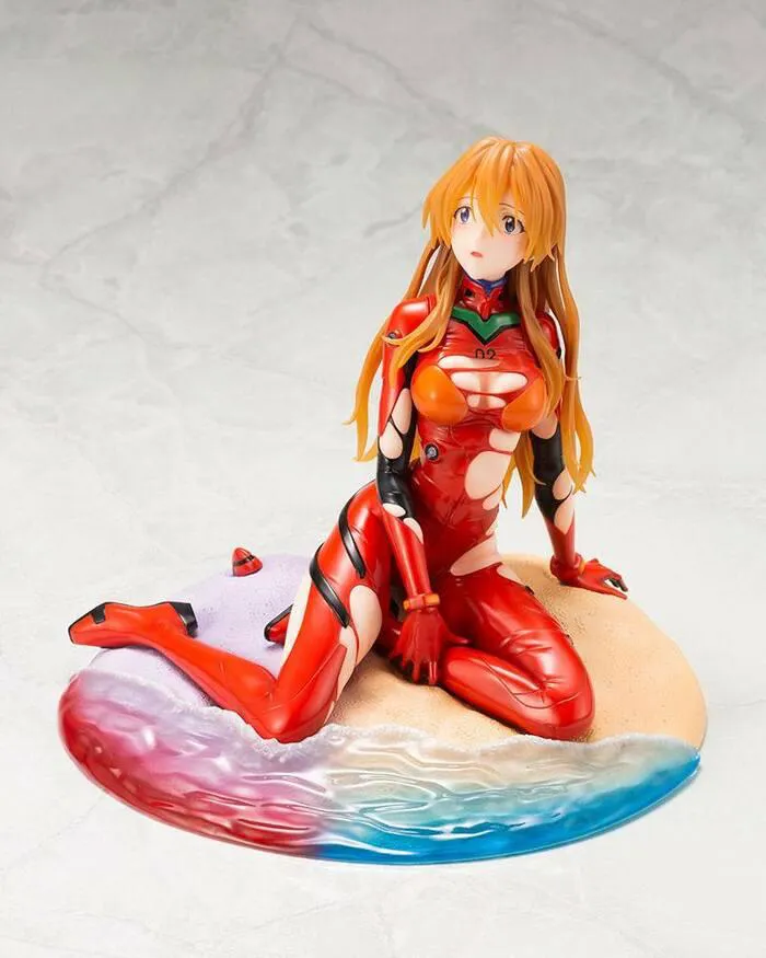 EVANGELION - 3.0+1.0 Thrice Upon a Time - Asuka Langley Last Scene 1/6 Pvc Figure Statue - Damaged Box