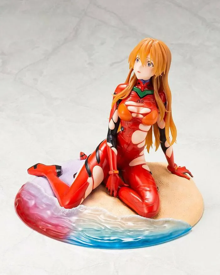 EVANGELION - 3.0+1.0 Thrice Upon a Time - Asuka Langley Last Scene 1/6 Pvc Figure Statue - Damaged Box
