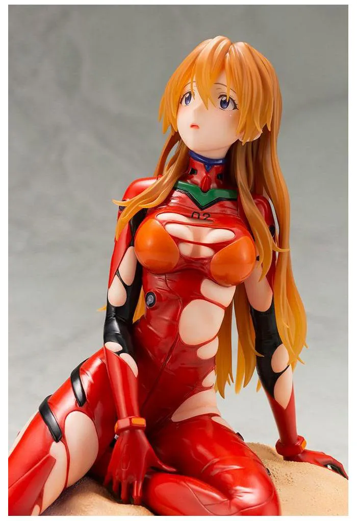 EVANGELION - 3.0+1.0 Thrice Upon a Time - Asuka Langley Last Scene 1/6 Pvc Figure Statue - Damaged Box