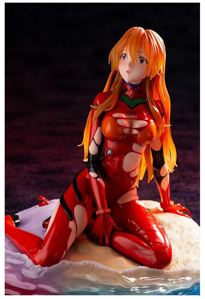 EVANGELION - 3.0+1.0 Thrice Upon a Time - Asuka Langley Last Scene 1/6 Pvc Figure Statue - Damaged Box