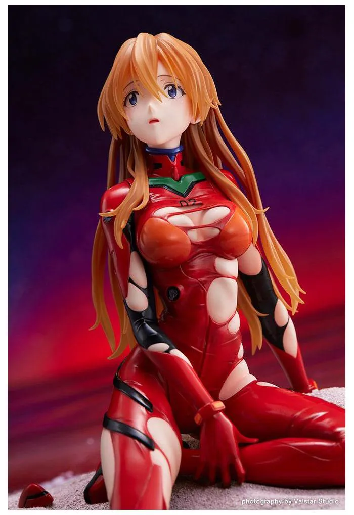EVANGELION - 3.0+1.0 Thrice Upon a Time - Asuka Langley Last Scene 1/6 Pvc Figure Statue - Damaged Box