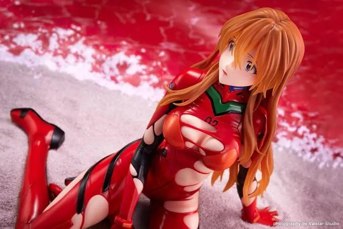 EVANGELION - 3.0+1.0 Thrice Upon a Time - Asuka Langley Last Scene 1/6 Pvc Figure Statue - Damaged Box