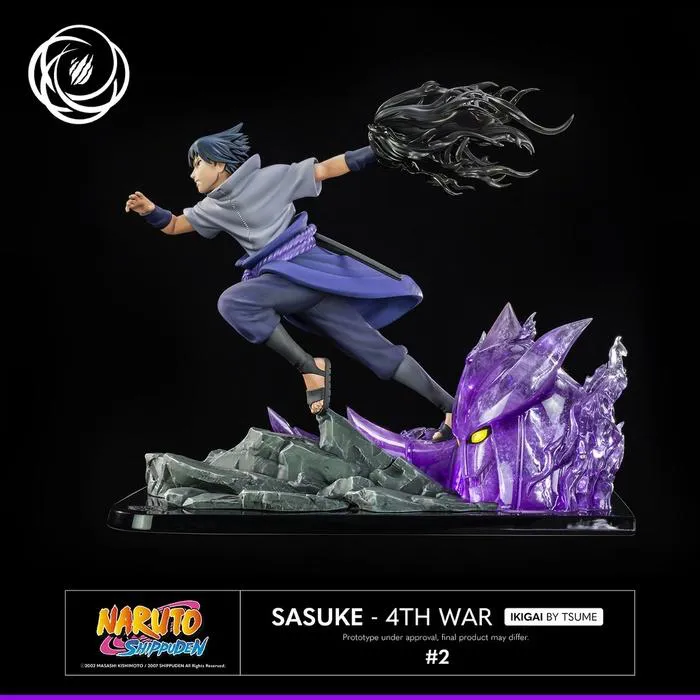 NARUTO - Fourth Great Ninja War Ikigai - Sasuke Uchiha 1/6 Polystone Statue
