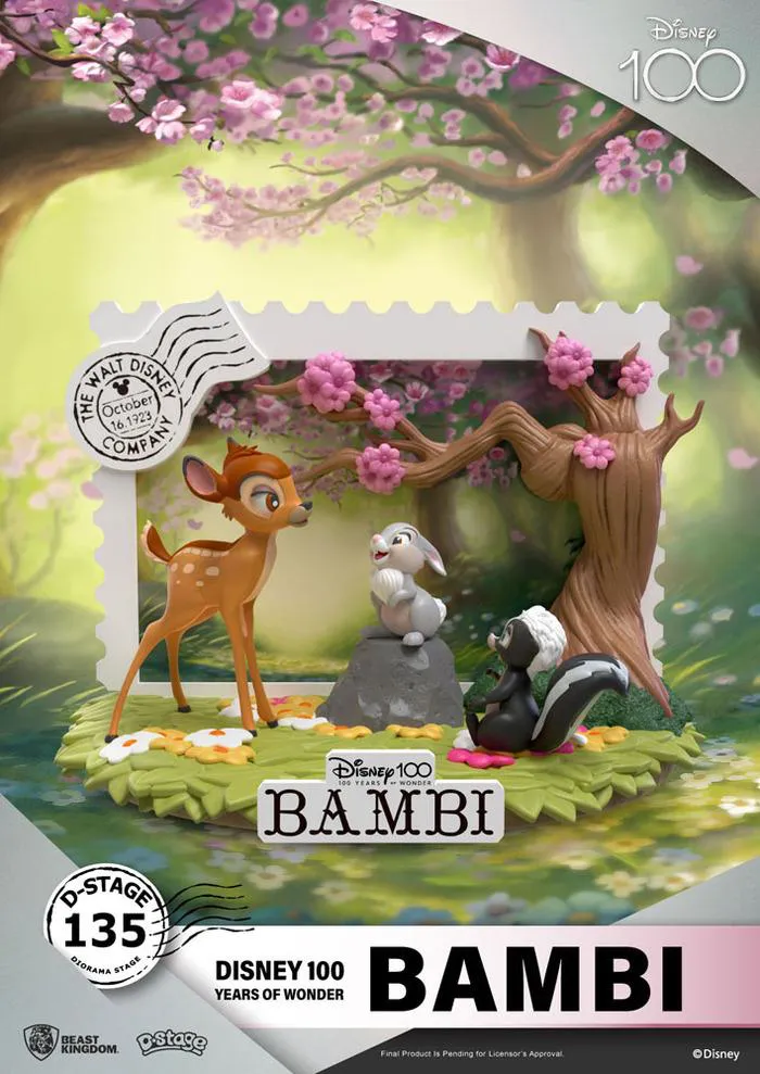 DISNEY - 100th Anniversary D-Stage - Bambi Pvc Diorama