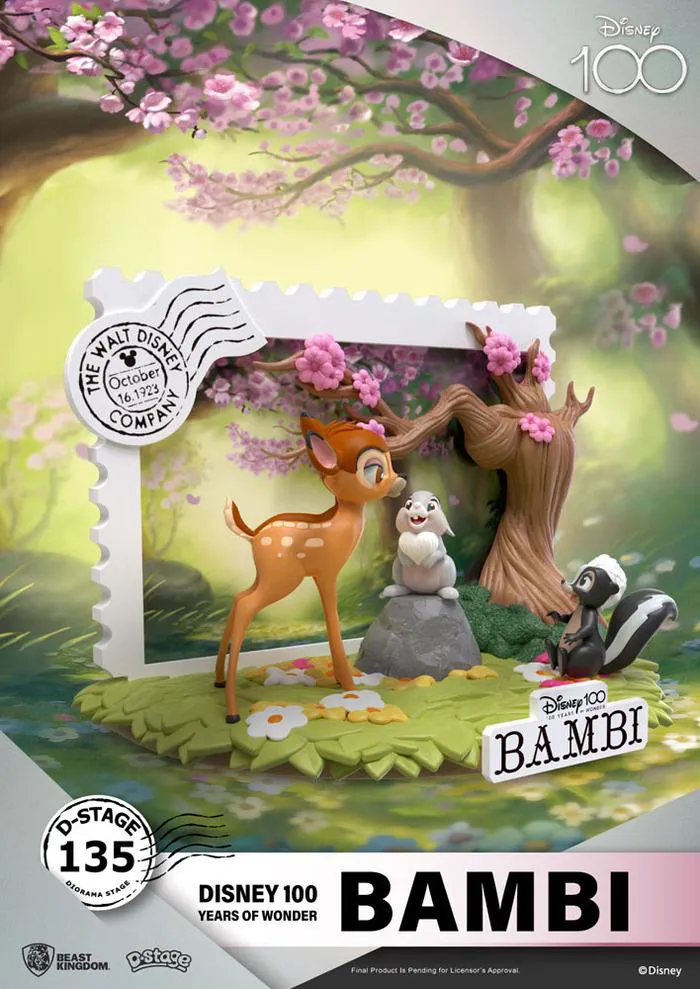DISNEY - 100th Anniversary D-Stage - Bambi Pvc Diorama
