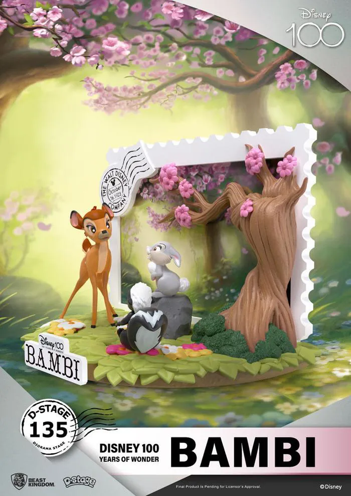 DISNEY - 100th Anniversary D-Stage - Bambi Pvc Diorama